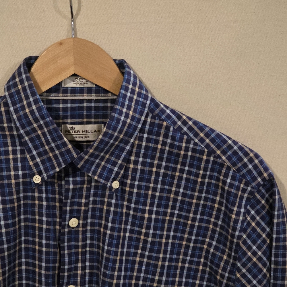 Peter Millar Nanoluxe Button Down M